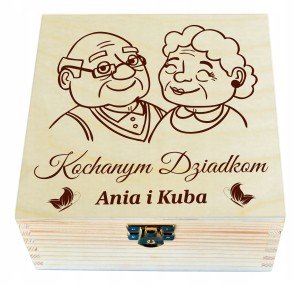 Herbaciarka Grawer Dzień Babci i Dziadka Prezent