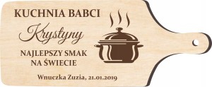 DESKA do krojenia grawer PREZENT DLA BABCI DZIADKA