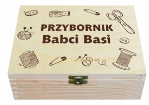 PUDEŁKO PRZYBORNIK PREZENT DZIEŃ BABCI I DZIADKA