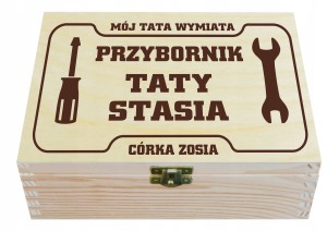 PUDEŁKO PRZYBORNIK PREZENT DZIEŃ OJCA TATY