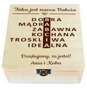 HERBACIARKA PREZENT dzień BABCI I DZIADKA grawer