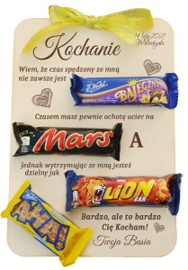 SŁODKI DYPLOM DLA NIEGO WALENTYNKI PREZENT