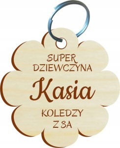 Brelok z imieniem PREZENT DZIEŃ KOBIET szkoła