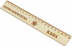 Linijka 20cm DZIEŃ KOBIET Imię GRAWER prezent