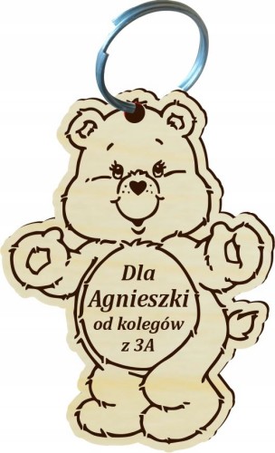 prezent brelok Dzień Kobiet dla dziewczynek