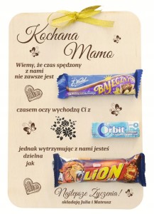 PREZENT NA DZIEŃ MAMY SŁODKI DYPLOM GRAWER IMIĘ