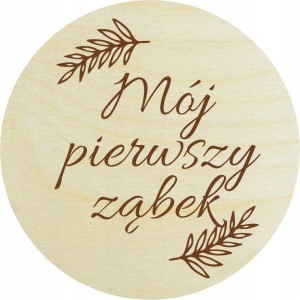 TABLICZKA DO ZDJĘĆ Mój pierwszy ząbek EKO grawer
