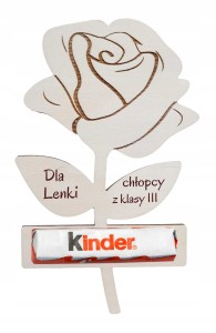 PREZENT upominek dzień kobiet kwiat czekoladki