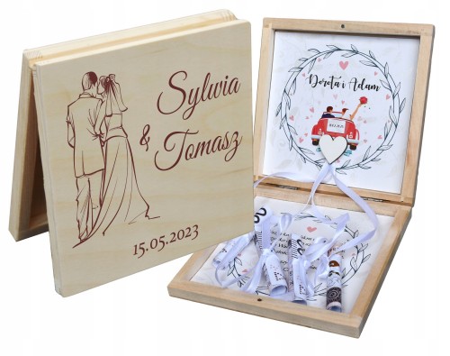 pudełko na pieniądze ślub