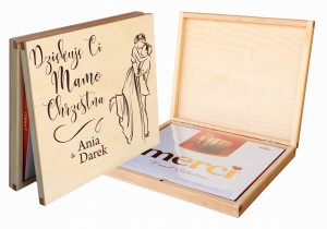 PODZIĘKOWANIE DLA RODZICÓW CHRZESTNYCH NA ŚLUB WESELE Z GRAWEREM IMIONA