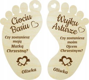 Stópki z pytaniem do chrzestnych. Ciociu, Wujku czy zostaniecie chrzestnymi?